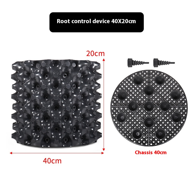 Wurzelkontrolle Pflanzen – gesundes Wachstum fördern in Unten 40cm X Höhe 20cm | BEST-AMBIENCE