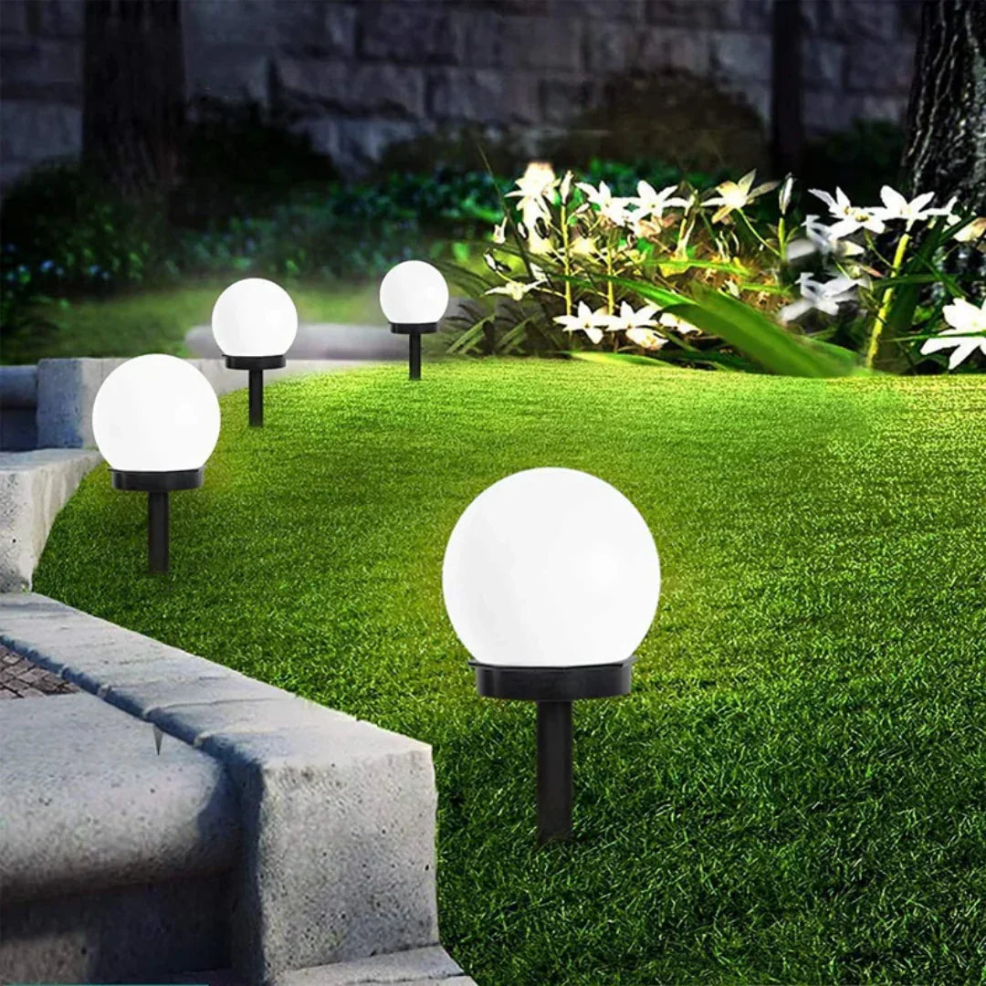 LED Solarleuchten 3er Set – Wetterfeste Gartenbeleuchtung mit Solarbetrieb