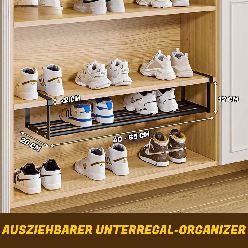 Ausziehbarer Unterregal-Organizer