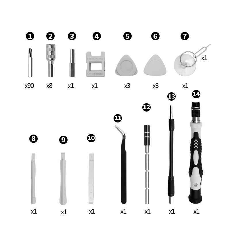 115-in-1-schraubendreher-Set - Smartphone, Handy, Tablet Zubehör