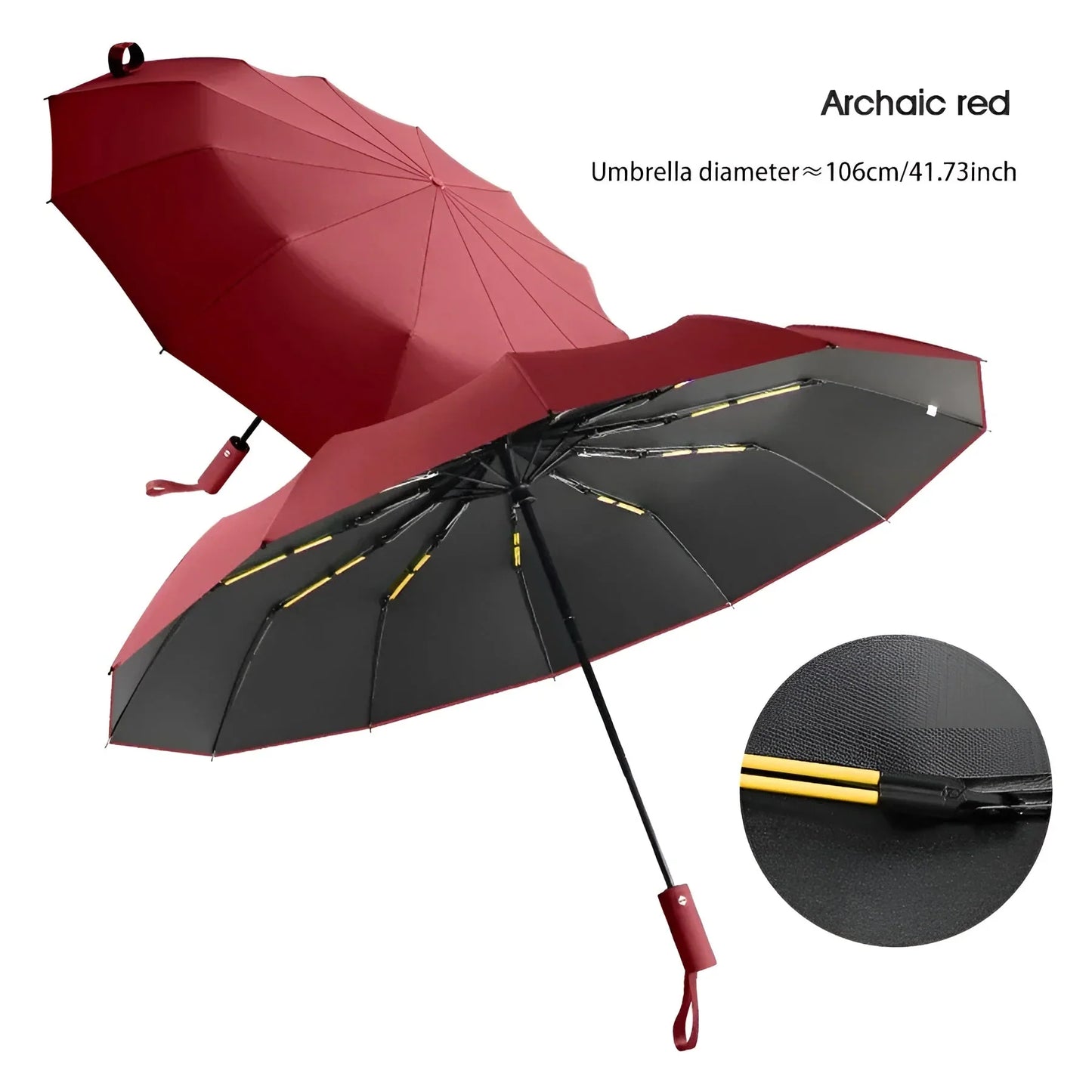 Nachhaltiger Regenschirm mit UV-Schutz – Stilvoller Allwetterschutz aus recycelten Materialien