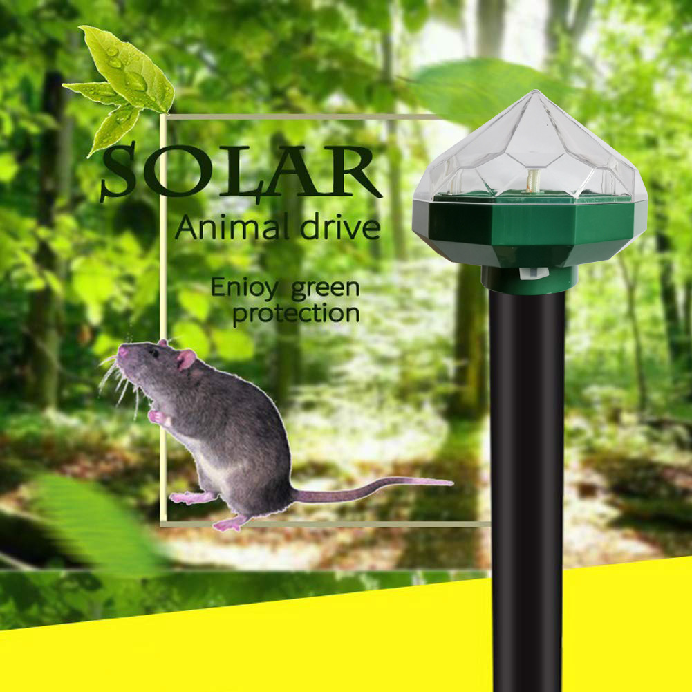 Solar Tiervertreiber mit Ultraschall – Vertreibt ungebetene Gäste zuverlässig & tierfreundlich