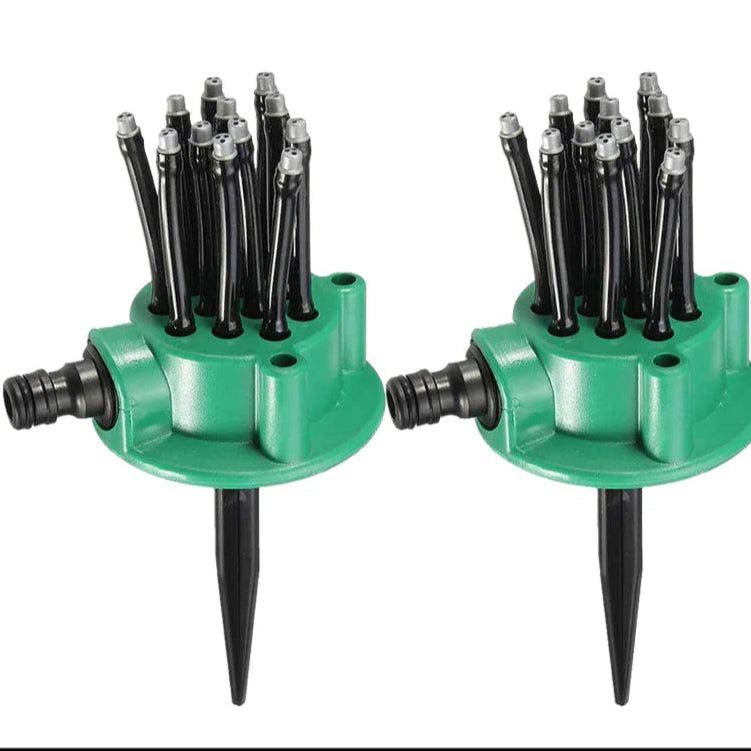 360 Grad Garten Automatische Multi Sprinkler Garten Rasen Sprinkler Dach Kühlung Sprinkler Bewässerung Sprinkler Gartenarbeit Werkzeuge 2 Stück