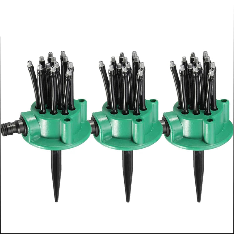 360 Grad Garten Automatische Multi Sprinkler Garten Rasen Sprinkler Dach Kühlung Sprinkler Bewässerung Sprinkler Gartenarbeit Werkzeuge 3 Stück