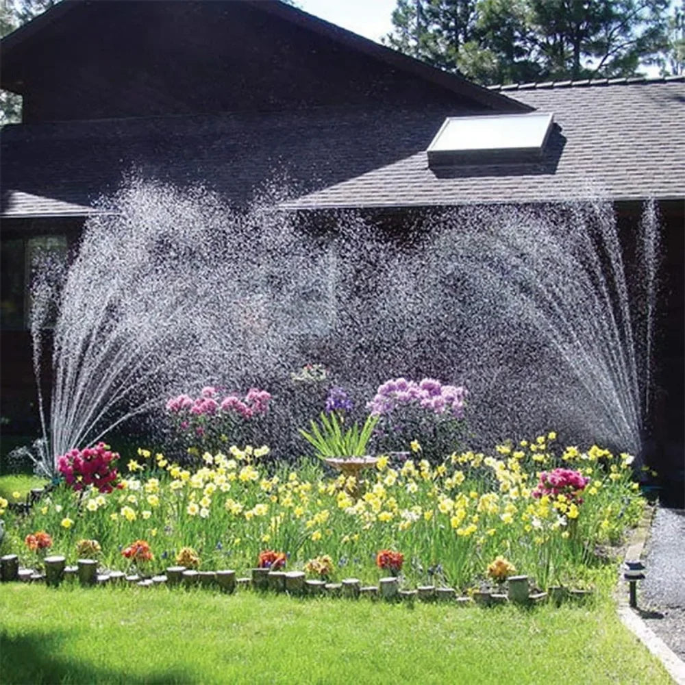 360 Grad Garten Automatische Multi Sprinkler Garten Rasen Sprinkler Dach Kühlung Sprinkler Bewässerung Sprinkler Gartenarbeit Werkzeuge 2 Sprayer