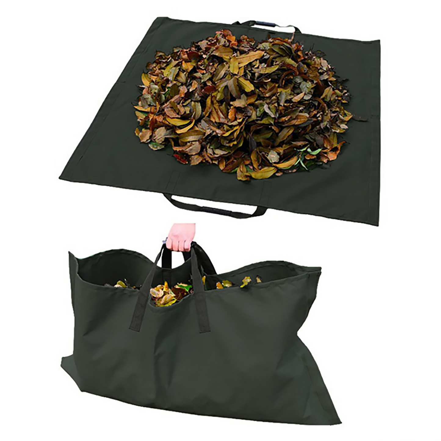 Stabiler Laubsack faltbar – Gartenabfallsack 270L - Detailansicht 15 | BEST-AMBIENCE