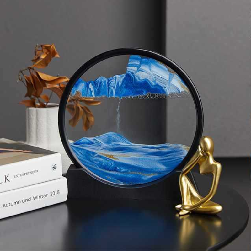 3D Sanduhr Quicksand - Dekoration mit modernem Design