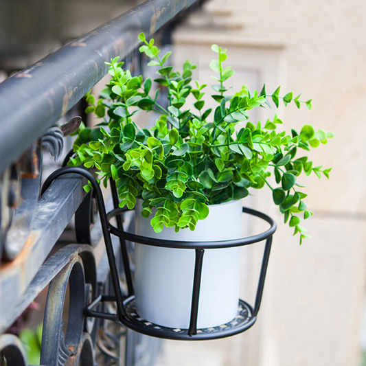 Metall Blumenampel mit Haken – Balkon & Terrasse - Detailansicht 2 | BEST-AMBIENCE