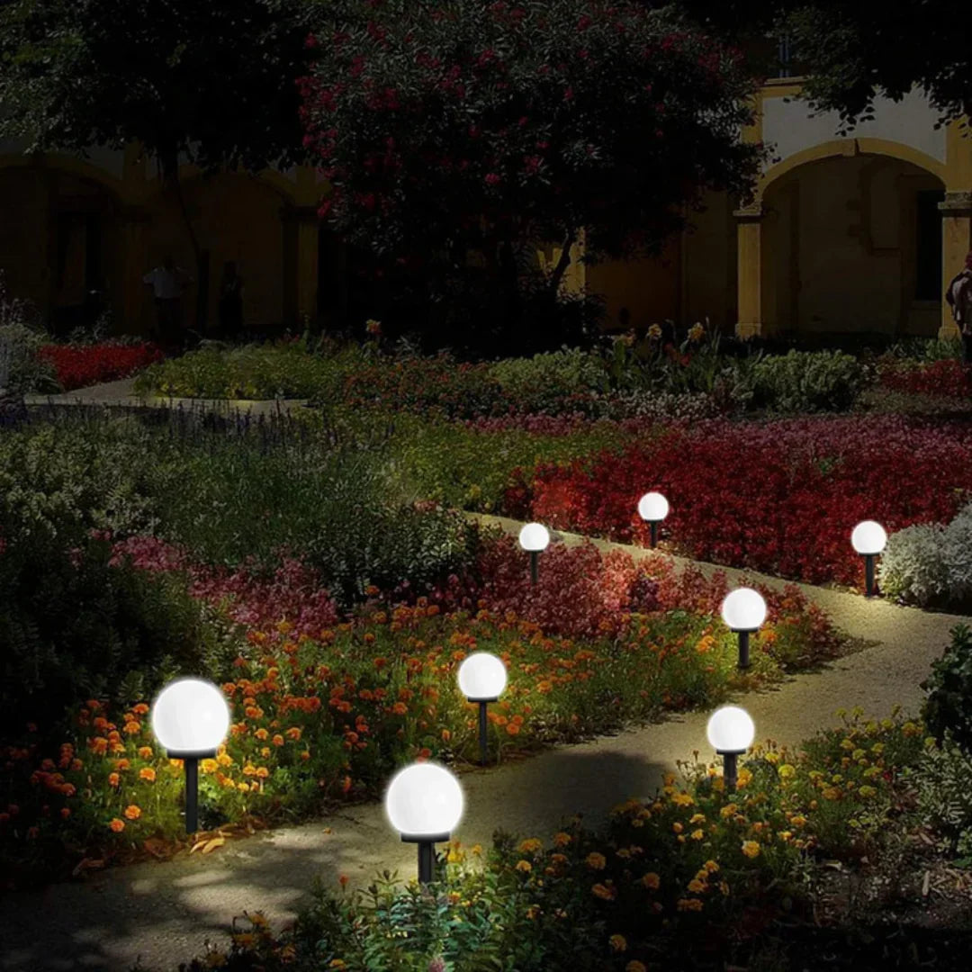 LED Solarleuchten 3er Set – Wetterfeste Gartenbeleuchtung mit Solarbetrieb