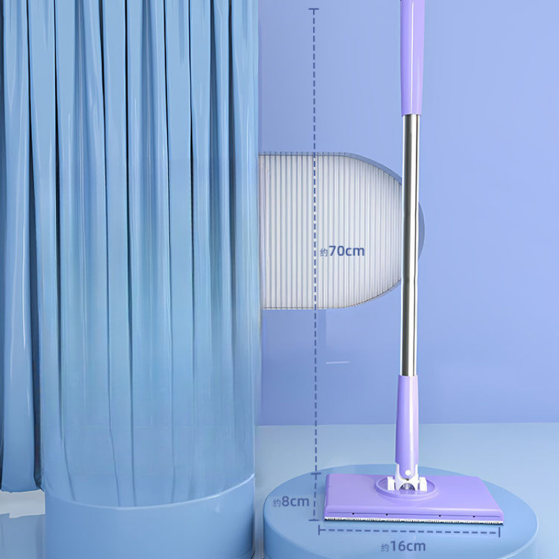 Praktischer Wischmopp - leicht, wendig, schnell - eindrücken und verriegeln