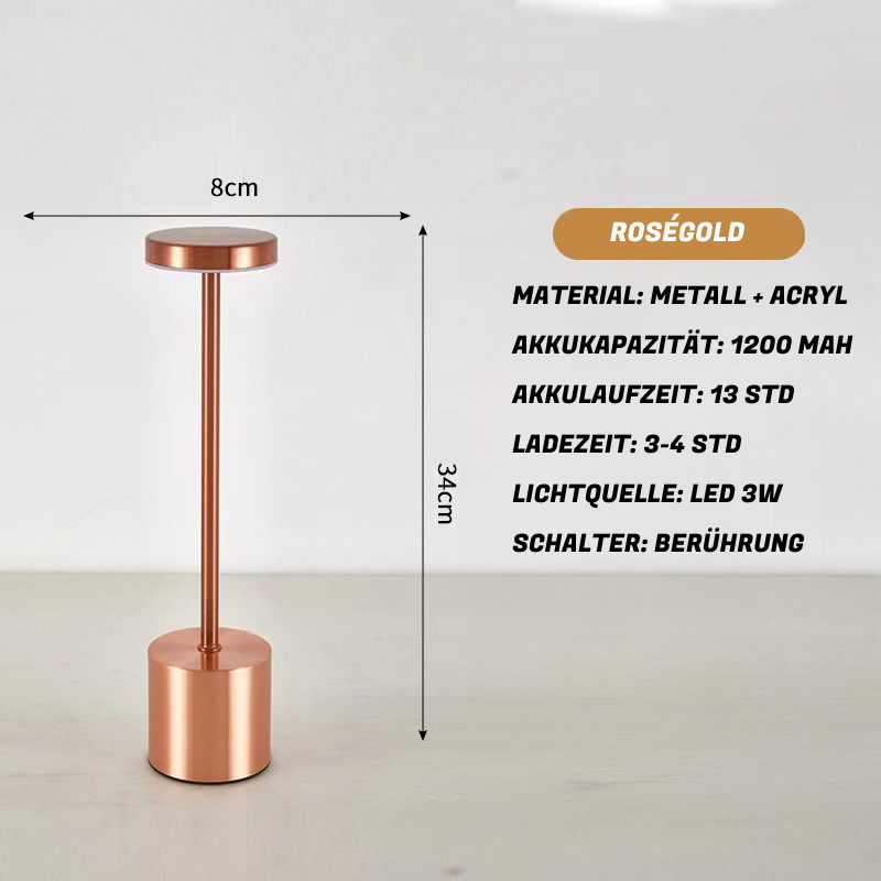 Kabellose LED Design Tischlampe