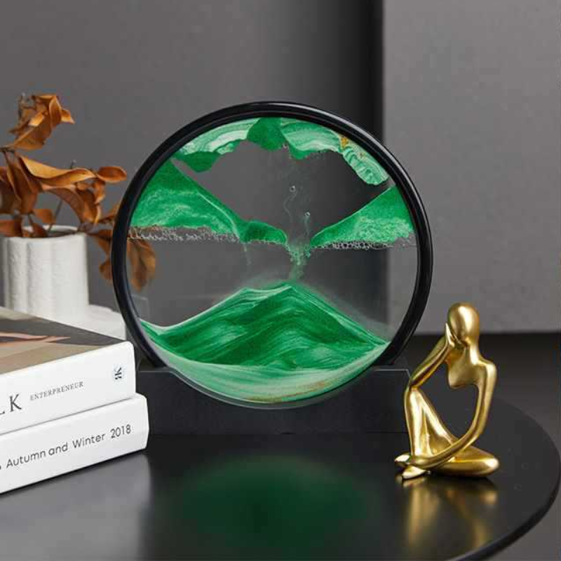 3D Sanduhr Quicksand - Dekoration mit modernem Design