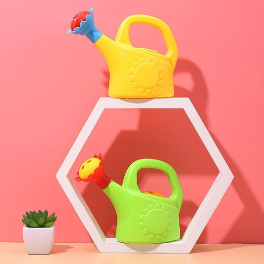Kindgießkanne Blumenform – Bunte Plastik für Garten – Detailansicht 2 | BEST-AMBIENCE