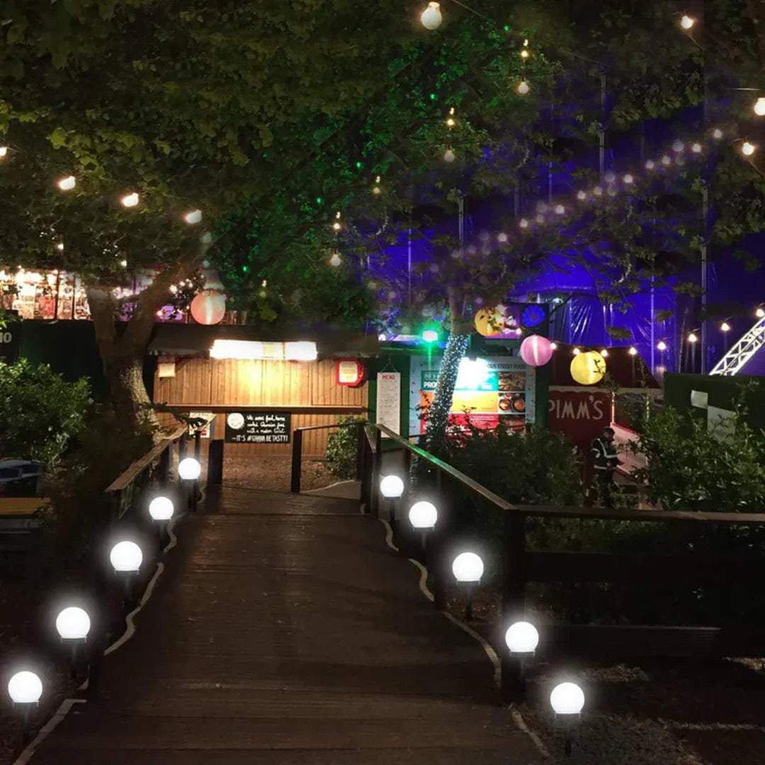 LED Solarleuchten 3er Set – Wetterfeste Gartenbeleuchtung mit Solarbetrieb