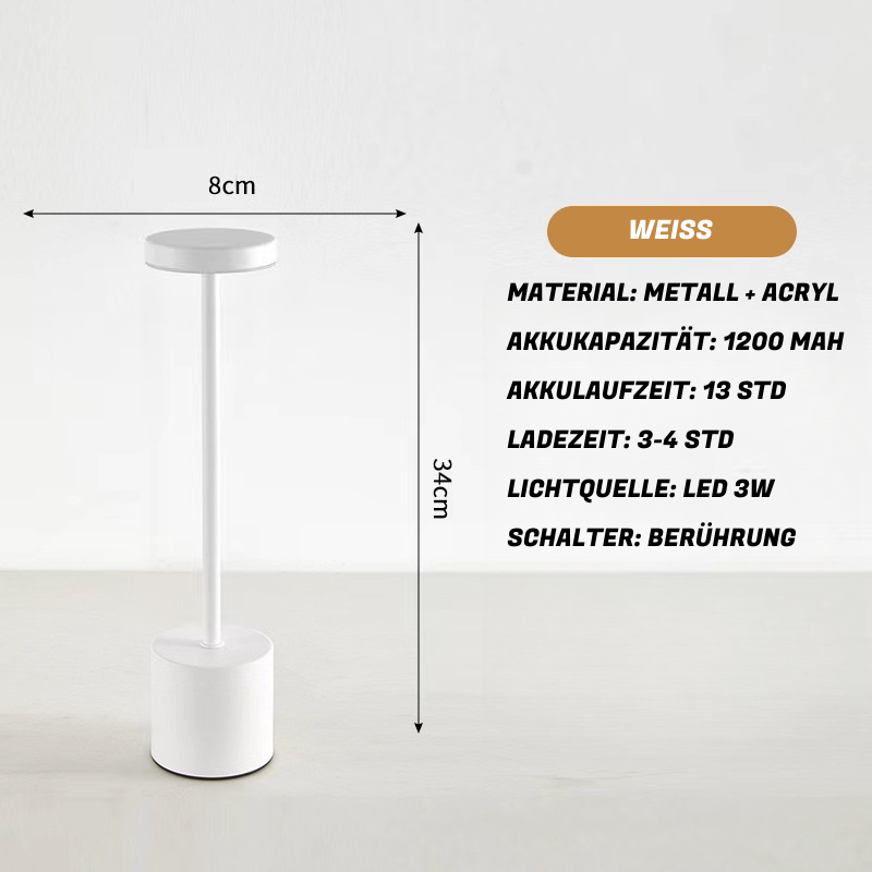 Kabellose LED Design Tischlampe