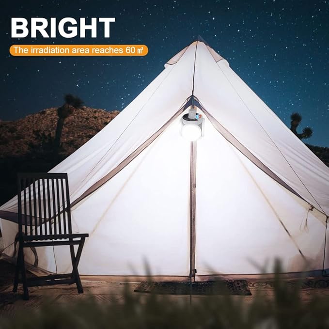 Solar Outdoor & Camping Lampe – handlich, robust & vielseitig für Garten und Zelt