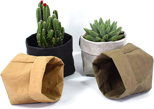 Papier-Pflanzgefäße Modern – Stylische Deko für Garten - Detailansicht 2 | BEST-AMBIENCE