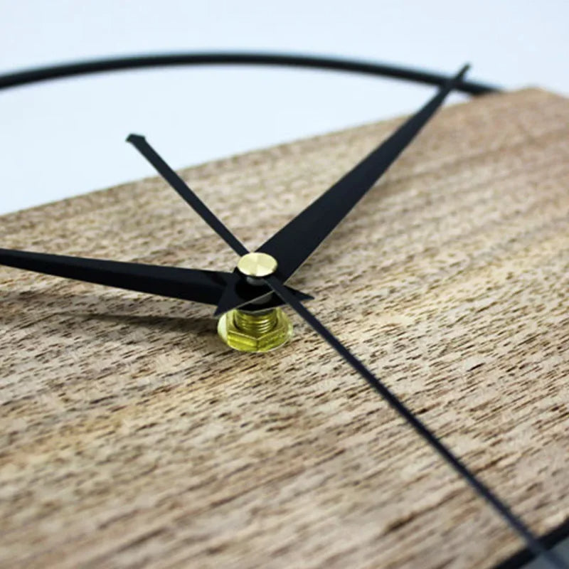 Exklusive Holzwanduhr Rund 31 c Uhrzeit Design