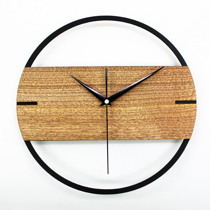 Exklusive Holzwanduhr Rund 31 c Uhrzeit Design