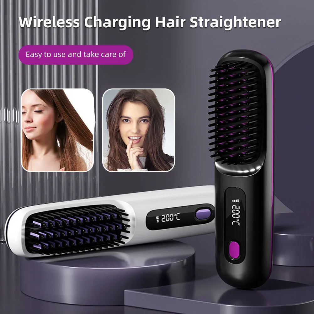 Hitzestyler 2-in-1 – glätten & formen, glänzendes Finish für schnelle Stylings