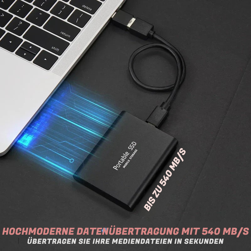 Hochleistungs-Externe bis 4 TB SSD USB-C