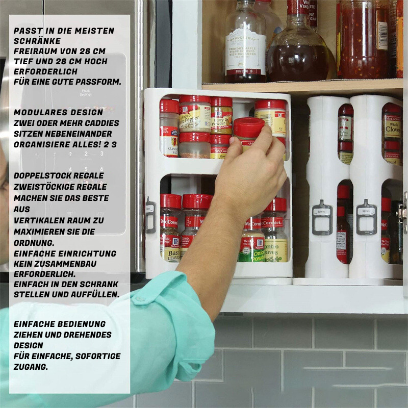 Lieblings-Gewürze-Organizer Ordnung im Schrank