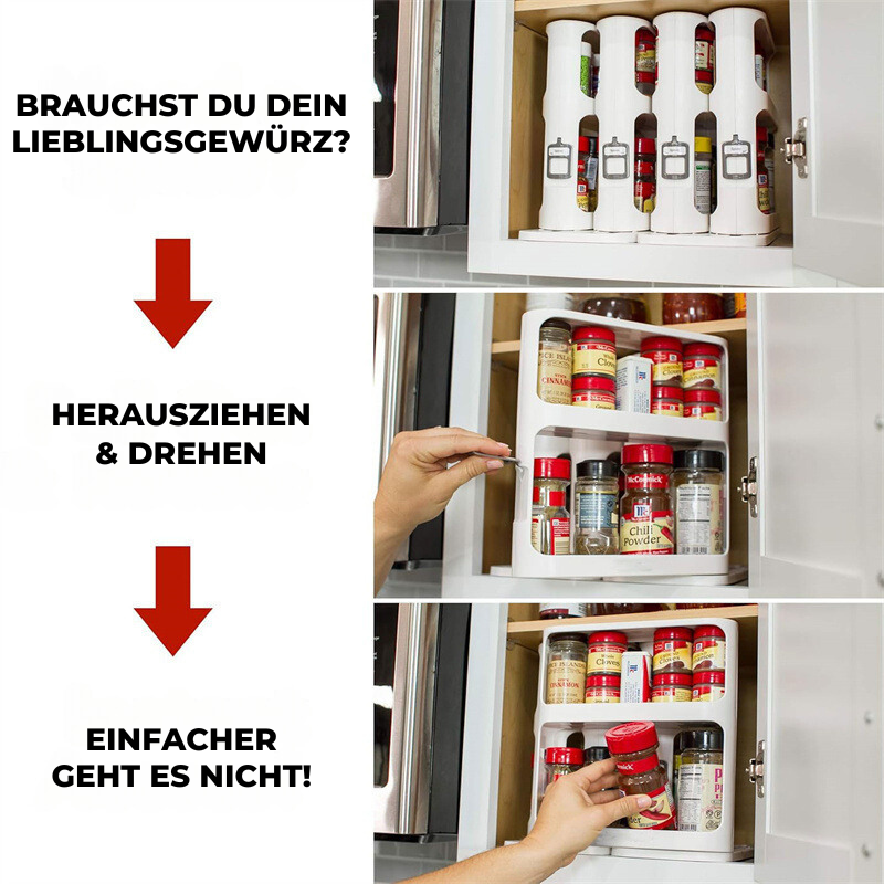 Lieblings-Gewürze-Organizer Ordnung im Schrank