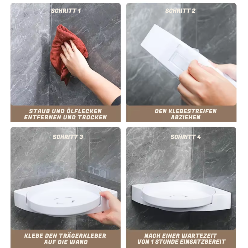 Rotierendes Eckregal - Accessoires - Nagellack - Macke Up - Kosmetik 360°