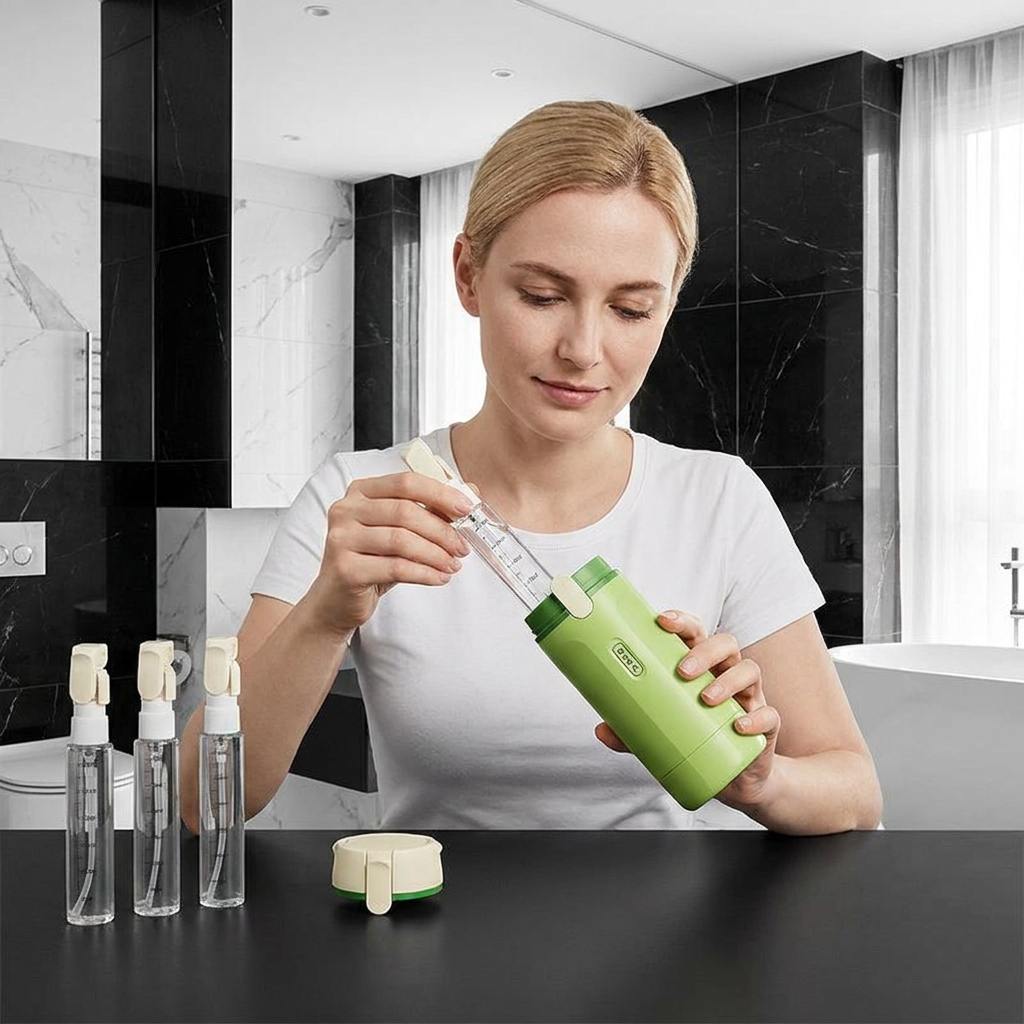Reise-Set 4in1: Auslaufsichere Kosmetikflaschen-Set - Detailansicht 7 | BEST-AMBIENCE