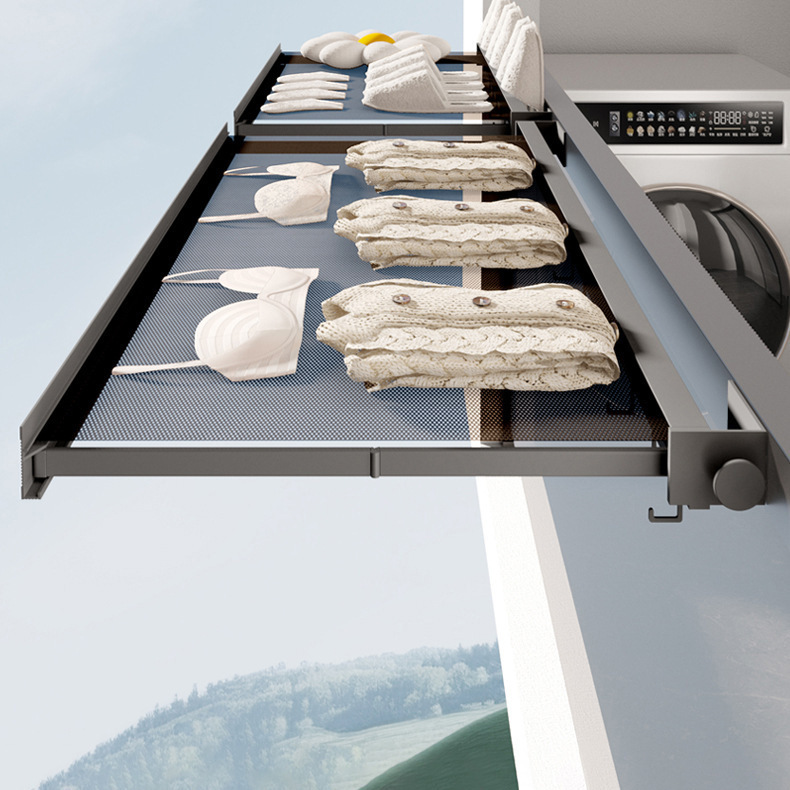 Faltbarer Trockner zur Wandmontage - 45cm Geländer anbringung