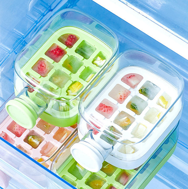 2-in-1 Eiswürfel-Flasche – Kühlende Trinkflasche mit Eiswürfelfunktion