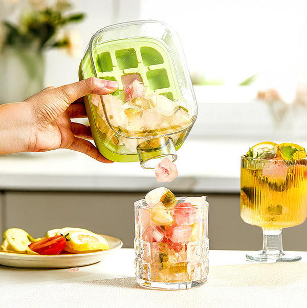 2-in-1 Eiswürfel-Flasche – Kühlende Trinkflasche mit Eiswürfelfunktion