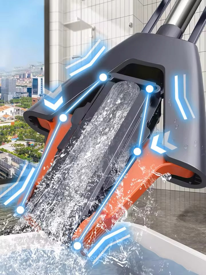Flexibler Mini-Mopp mit 360° Drehkopf – Kompakt, saugstark & rückenschonend