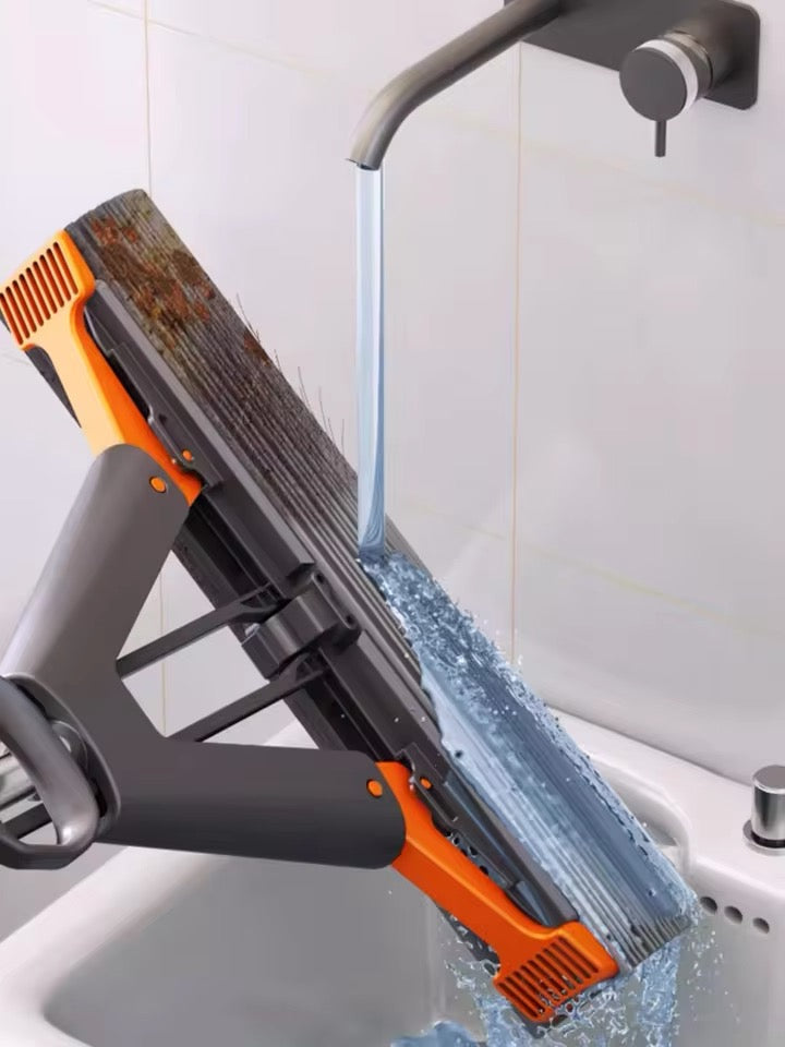 Flexibler Mini-Mopp mit 360° Drehkopf – Kompakt, saugstark & rückenschonend