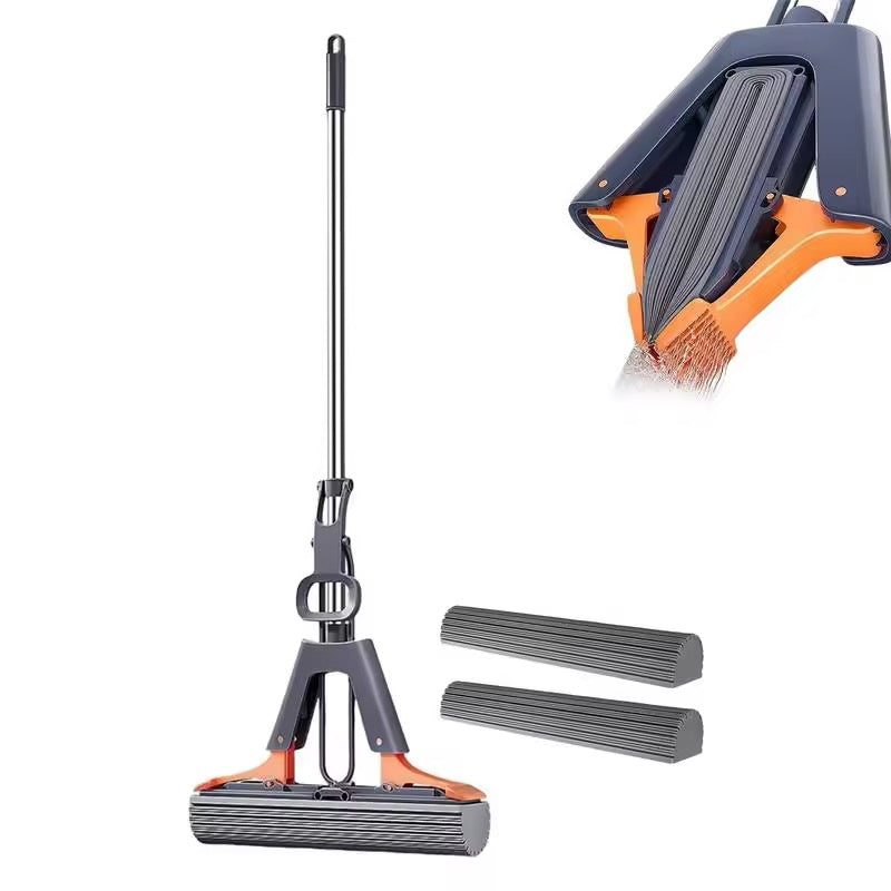 Flexibler Mini-Mopp mit 360° Drehkopf – Kompakt, saugstark & rückenschonend