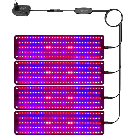 LED Quantum Pflanzenlicht 4 Panele - Vertikal Landwirtschaft, Gewächshaus