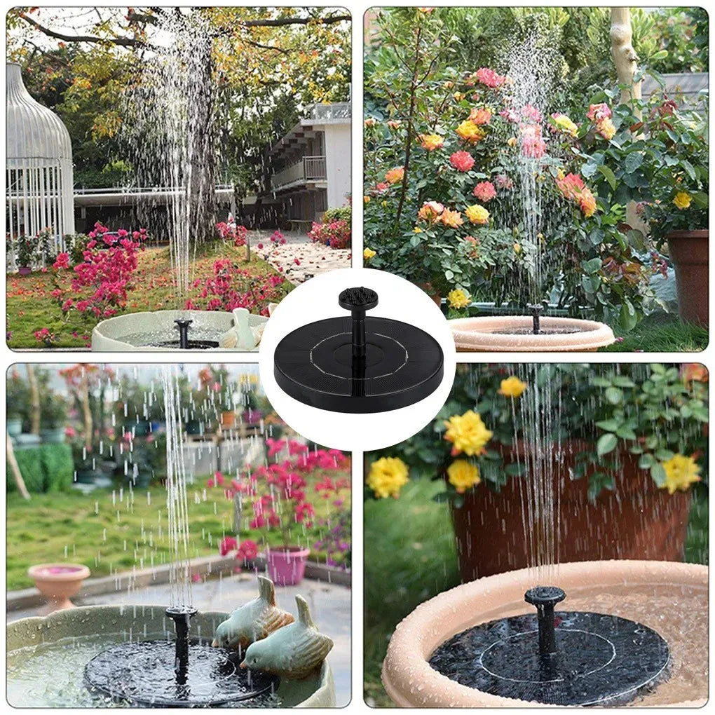Mini-Solar-Wasser-Brunnen Pool Teich Wasserfall Brunnen Garten liefert Dekoration im Freien Solarbetriebene Brunnen Vogelbäder Fontaine
