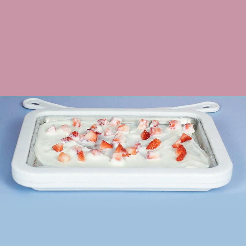 Frozen Yogurt Rollplatte – Eisrollen-Maker für kreative Desserts zuhause