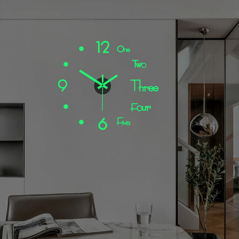 Moderne 3D Wandzeituhr - Design Funktion XL-Format