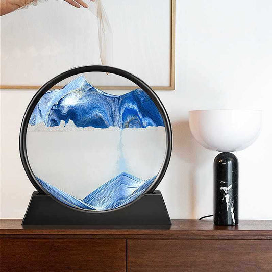 3D Sanduhr Quicksand - modernes Design für Zuhause - Detailansicht 2 | BEST-AMBIENCE