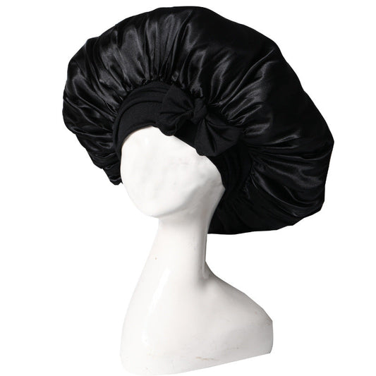 Seidige Bonnet Schlafhaube – Haarschutz nachts - Detailansicht 2 | BEST-AMBIENCE