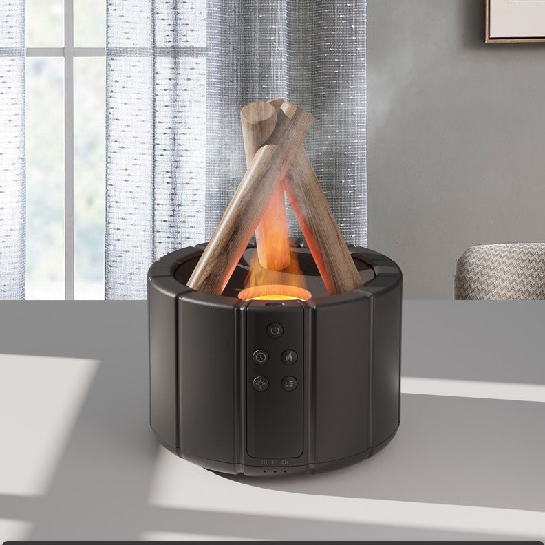 Lagerfeuer Diffuser - Flammen-Effekt, Ultraschall, Duftnebel