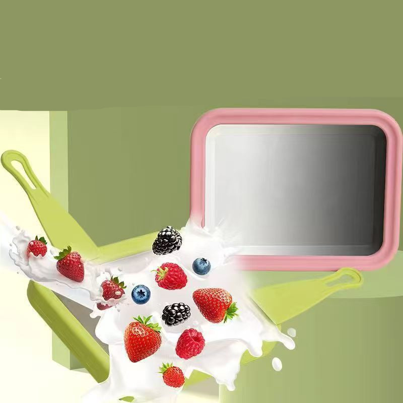 Frozen Yogurt Rollplatte – Eisrollen-Maker für kreative Desserts zuhause