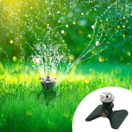 Metall Rasensprinkler 360° rotierend – Gartenbewässerung – Detailansicht 2 | BEST-AMBIENCE
