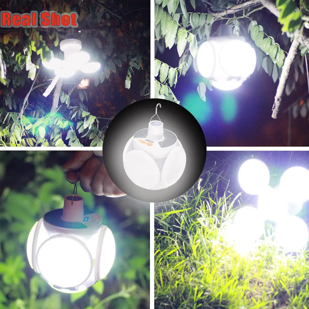 Solar Outdoor & Camping Lampe – handlich, robust & vielseitig für Garten und Zelt
