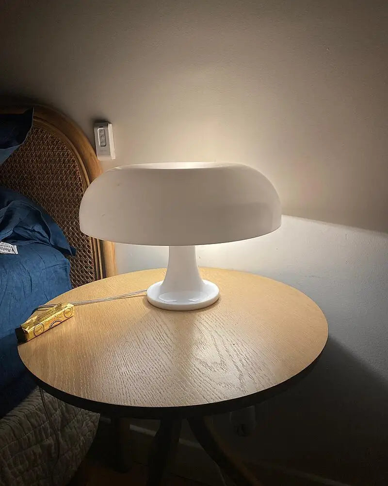 Kabellose LED Pilz-Tischlampe – Elegante Akku-Leuchte mit warmweißem Licht für Innen & Außen