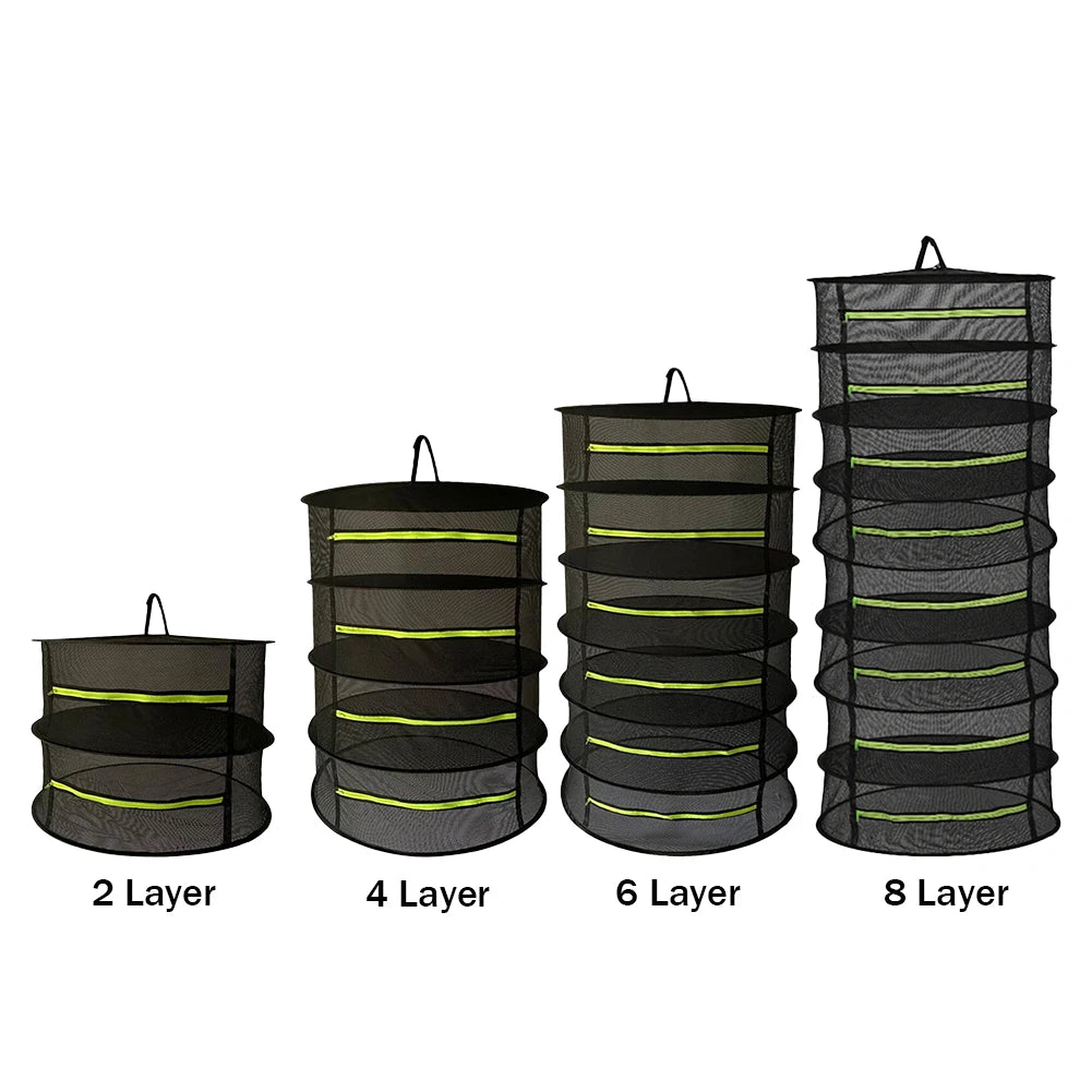 Schichten Trocknungsnetz fuer Kraeuter Fisch hängenden Korb faltende trockene Rack Kraut Gemüse Trockner Tasche Mesh Blumen Knospen Pflanzen Layer Beispiele