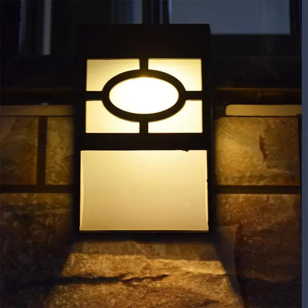 Solar Wandleuchte mit LED – Moderne Außenbeleuchtung für Garten & Terrasse