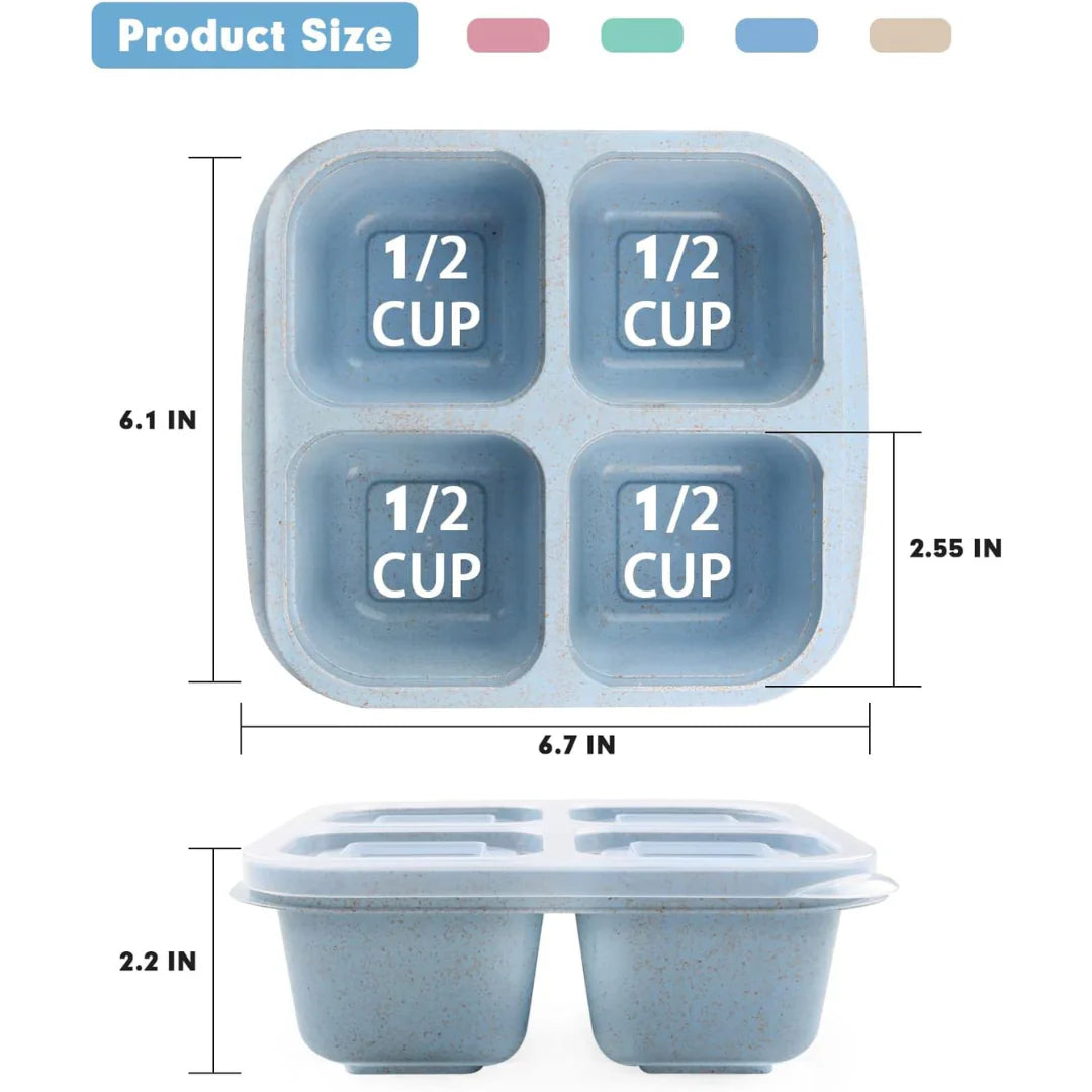 Meal-Prep-Box 4er-Set Bento Lunchbox 4-Fach – Detailansicht 7 | BEST-AMBIENCE