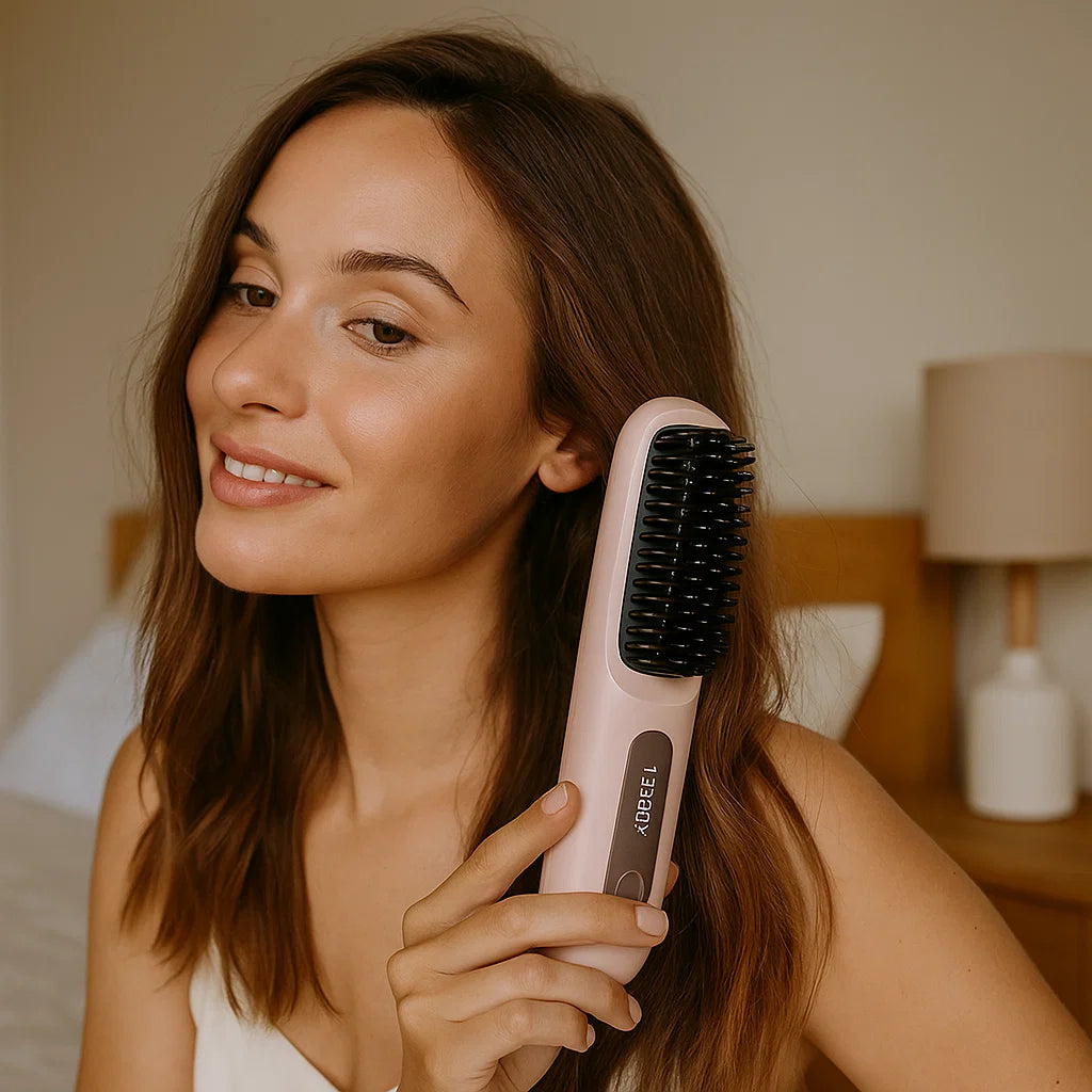 Hitzestyler 2-in-1 – glätten & formen, glänzendes Finish für schnelle Stylings